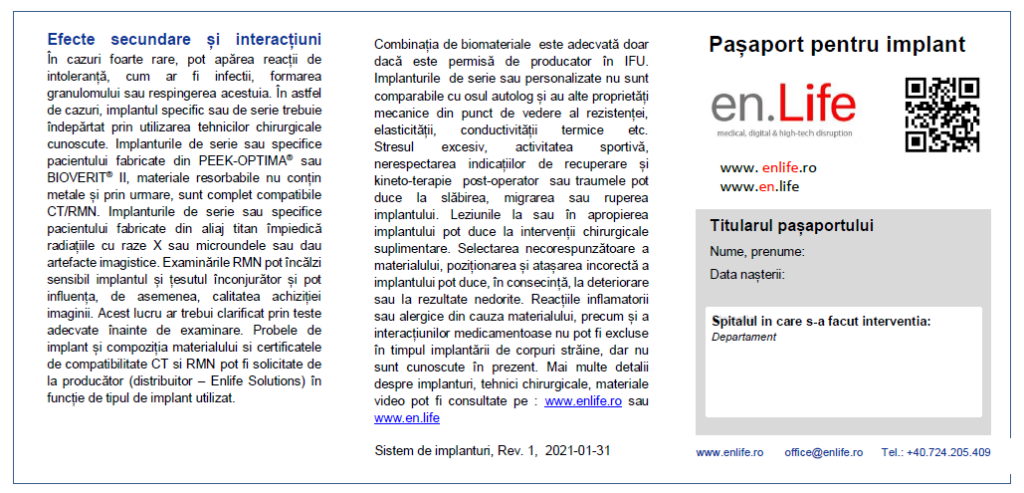 Desi este o fractura foarte frecventa care se opereaza curent in foarte multe spitale din Romania, Enlife Solutions apreciaza educatia medicala continua a chirurgilor ortopezi si pune la dispozitie acestora toate solutiile sale, tehnicile chirurgicale in format fizic sau electronic, precum si un pasaport al pacientului, ceea ce sustine legislatia de trasabilitate MDR a Uniunii Europene.