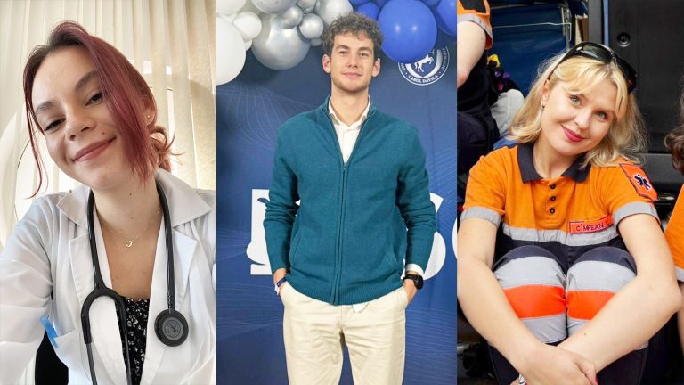 Interviu cu studenti la medicina – Barbu Diana, Lavinia Cimpean, Alexandru Prodan,  dupa conferinta „The Fusion of Medicine, AI, and the Human Imagination”