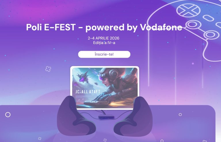 Poli E-FEST 2026 revine în acest weekend în campusul POLITEHNICII București, aducând împreună sute de pasionați de gaming într-una dintre cele mai mari competiții de profil din România!